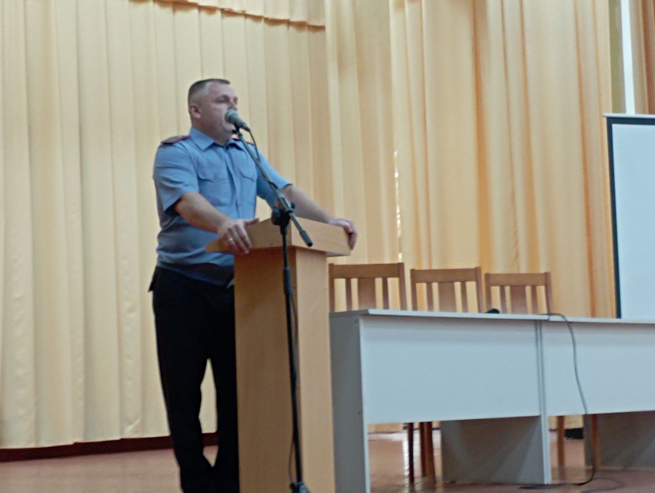 Встреча с первым заместителем начальника советского рувд г.Минска